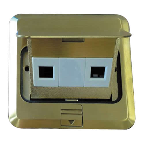 三口方型地脚插