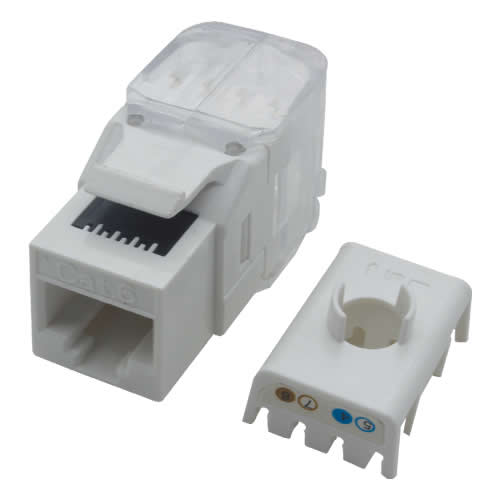 六类非屏蔽模块（免打式）